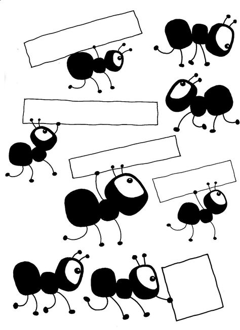 Black Ants, Picnic Theme, Homeschool Activities, Ants, Doodle Art, Tatting, Art Projects, Projects To Try, Doodles