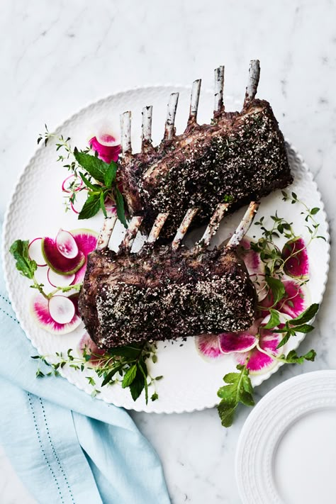 Recipes For Easter, Crusted Rack Of Lamb, Easter Resurrection, Celebration Dinner, Lamb Steaks, Meat Casserole, Out Aesthetic, Out House, Lamb Recipe