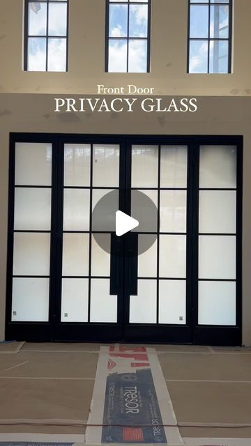 AERO Custom Homes on Instagram: "Who wouldn’t want the comfort of this privacy glass on their front door? The practicality meets a sleek design with just a push of a button. #aerocustomhomes #housetour #moderndesign #utahhomes #utahbuilders #frontdoor #entrywaydesign #luxeliving #dreamhome" Glass Front Door Privacy, Glass Entry Doors, Entry Doors With Glass, Entry Way Design, Privacy Glass, Glass Front Door, A Button, Entry Doors, Connecticut