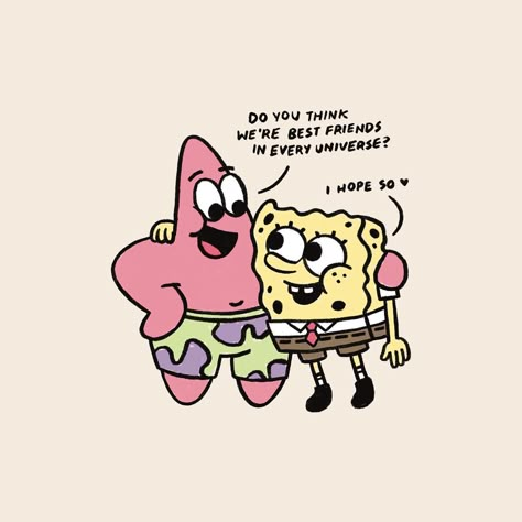 do you think we’re best friends in every universe? 🪐 let me know who i should include in part 2 ↓↓ #spongebob #snoopy #adventuretime Do You Think Were Best Friends In Every Universe, Are We Friends In Every Universe, Do You Think We Are Friends In Every Universe, Spongebob And Patrick Quotes, Best Friends In Every Universe, Do You Think We Are In Every Universe, Patrick And Spongebob, Patrick Quotes, Spongebob Friends