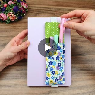 88K views · 525 reactions | Awesome 😍 How to make an elastic pencil case in the easiest way? | Awesome 😍 How to make an elastic pencil case in the easiest way? | By Lady Loves Knitting | Facebook Sewing Tutorials Clothes, Scrap Busters, Pencil Case, Sewing Tutorials, Pencil, Elastic, Sewing Projects, Sewing, Couture