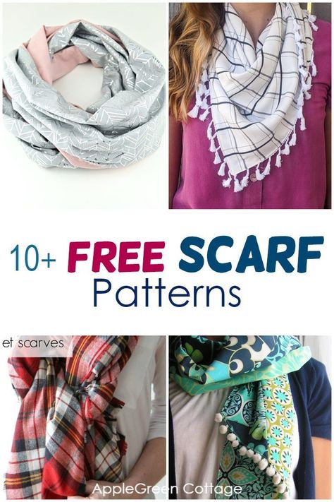 Patchwork Scarf Tutorial, Free Scarf Patterns, Diy Blanket Scarf, Diy Scarves, Fleece Sewing, Scarf Sewing, Scarf Sewing Pattern, Sewing Scarves, Fall Scarf