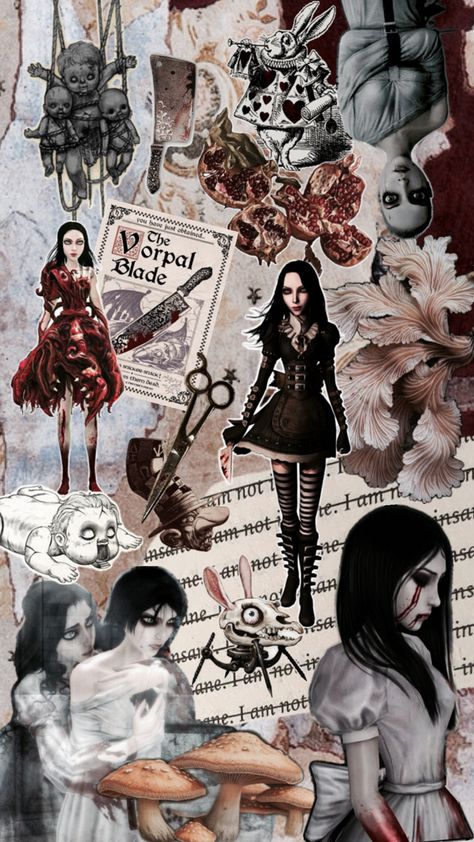 Alice Maddness returns, horror, Alice & Wonderland, Asylum Alice In Wonderland Fanart, American Mcgee’s Alice, Dark Alice In Wonderland, Alice Liddell, Alice Madness Returns, Alice Wonderland, Alice Madness, Retro Horror, Horror Icons