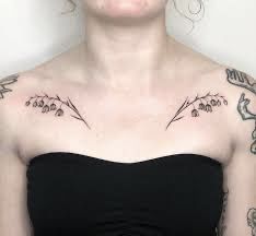 Tattoo Collarbone, Lily Of The Valley Tattoo, Valley Tattoo, Collarbone Tattoo, Collar Bone Tattoo, Get A Tattoo, Lily Of The Valley, Flower Tattoos, The Valley