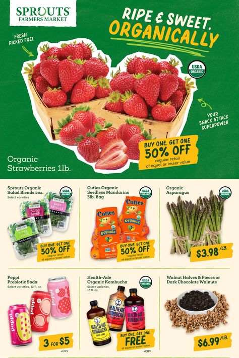 Sprouts Farmers Market Weekly Ad and Deals 3/5/2025 – 3/11/2025 #shopping #deals #coupons #grocery #store #savings #discount