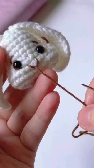 onVKClips Crochet Bunny Keychain, Bunny Keychain, Crochet Bunny, Crochet Tutorial, Crochet, Instagram