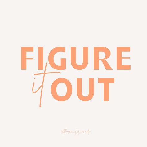 It may not be today, and it may not be tomorrow. But eventually, you’re going to figure it out. And you’ll be so proud of yourself when you do. Keep trying. You got this! . . . . . . . #figureitout #wordsofencouragement #encouragingwords #positivemindset #positivethoughtspositivelife #positivethoughtsonly #wordsmatter #motivationalwords #motivationalmessage #encouragementquotes #adviceoftheday #positivethought #dailyremindertoself #positiveselftalk #encourageyourself #encourageothers #beyo... It’s Okay To Not Have It Figured Out Yet, Positive Self Talk, Words Matter, Motivational Messages, Keep Trying, Positive Life, Motivational Words, Proud Of You, Figure It Out