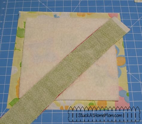 How To Quilt As You Go – Simplified. Plus 2 Ways to Join Squares – StuckAtHomeMom.com Quilt As You Go Backing, Quilt As You Go Scrappy Quilts, Qayg Without Sashing, Quilt As You Go Blocks, Quilt As You Go Tutorial Easy, Finishing A Quilt, Arrow Quilt, Strip Quilt Patterns, Quilting Methods