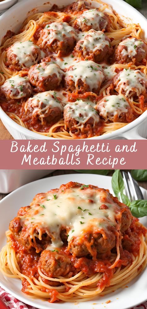 Baked Spaghetti and Meatballs Recipe Baked Spaghetti and Meatballs is a comforting, hearty dish that combines the rich flavors of tender meatballs with the satisfying texture of perfectly cooked spaghetti, all enveloped in a savory tomato sauce and topped with a golden layer of melted cheese. It’s a family favorite that’s perfect for a Sunday […] Meatballs Recipe Baked, Vegan Protein Meals, Baked Spaghetti And Meatballs, Spaghetti And Meatballs Recipe, Baked Meatball Recipe, Nutritious Meal Ideas, Tender Meatballs, Vegan Protein Recipes, How To Make Meatballs