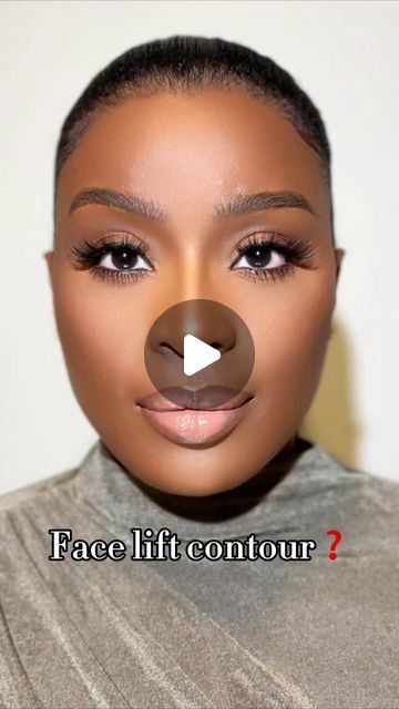 Soms on Instagram: "Perfect for giving your face a slimmer lifted look 😉 
•
Concealer @toofaced in ‘ganache”
•
#contourhack #makeuptutorial #melaninbeautiesunite #darkskinnedmakeup #makeupreels #tiktok #bellanaijabeauty #toofacedcosmetics #nigerianmakeupartists #bellsbeauty" Slim Your Face, Beauty Corner, Makeup Transformation, Too Faced Cosmetics, At The Gym, Fashion Face, Punk Rock, Concealer, Makeup Tips