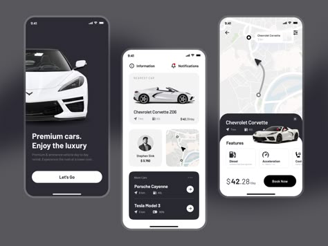 car rental app Apps Ideas, App Development Design, Car Mockup, Mobile App Ui Design, Car Rental App, Car App, Drive App, Design Exploration, Data Science Learning