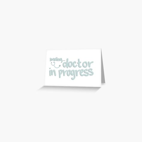 "doctor in progress " Sticker for Sale by madebymari | Redbubble Doctor In Progress, Medical Quotes, Medical, For Sale, Quotes, Quick Saves