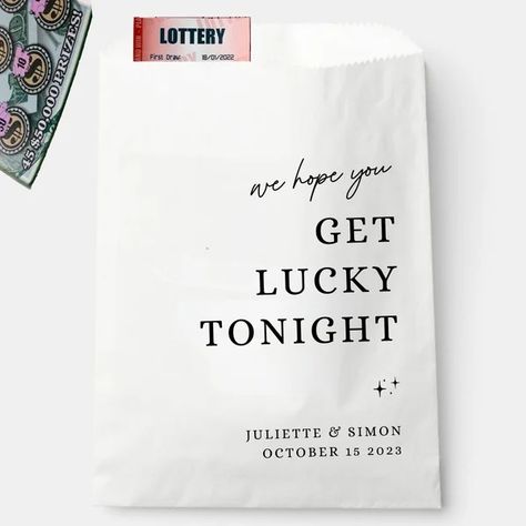 Uk Wedding Favours - Etsy Canada Lotto Tickets, Etsy Wedding Favors, Get Lucky, Lottery Tickets, Wedding Favor Bags, Same Love, Jan 1, Scratch Off, Wedding Stationary