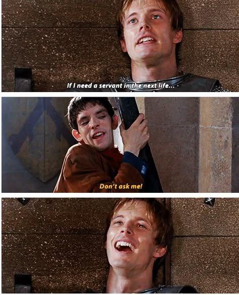 Merlin X Arthur, Merlin Memes, Merlin Funny, Arthur Merlin, Once And Future King, Merlin Show, Prince Arthur, Merlin Colin Morgan, Merlin Series