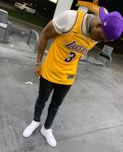 Lakers Jersey Outfit Men, Laker Jersey Outfit Men, Basketball Jersey Outfit Men, Nba Jersey Outfit Men, Baseball Jersey Outfit Men, London Drip, Jersey Outfit Men, Nba Jersey Outfit, Lakers Outfit