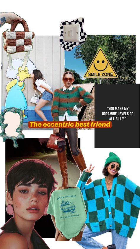 The eccentric best friend: She’s the best side kick you could possibly have by your side. She’s spunky, energetic, and warm and can rock relaxed, trendy outfits like nobody’s business. Natural Essence, Side Kick, By Your Side, Best Friend, Trendy Outfits, Best Friends, Essence