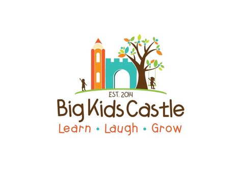 School Names Ideas, School Names, Daycare Logo, Pre Primary School, Class Logo, Kids Castle, Pre Primary, Tuition Classes, Positive Art