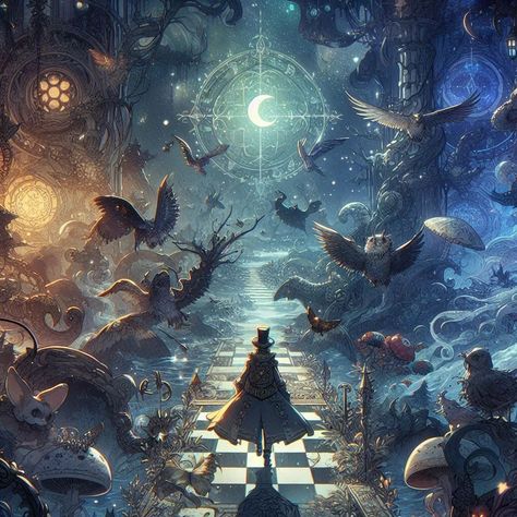 Delve into a dark fantasy anime realm shrouded in twilight mysteries. Trace the steps of a group of nocturnal wanderers as they navigate a world where the boundary between dreams and reality blurs. Each image should enchant with a blend of eerie whimsy, haunting landscapes, and creatures of the night that lurk in the shadows. ❤️like if you love it. 💬Comment, ↪️Share and 🔔Follow. if you wanna see more content please support. # hashtag: #DigitalArt #DigitalArtist #DigitalIllustration #Digit... Dream Realm, Creatures Of The Night, In The Shadows, The Shadows, Fantasy Landscape, Community Art, Life Art, Dark Fantasy, Art Day