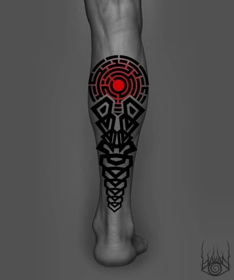 Tatoos Men Leg Ideas, Shoulder Tattoo Men Ideas, Herren Hand Tattoos, Gotik Tattoo, Geometric Tattoo Sleeve Designs, Tattoo Pierna, 42 Tattoo, Geometric Sleeve Tattoo, Animal Tattoo Ideas