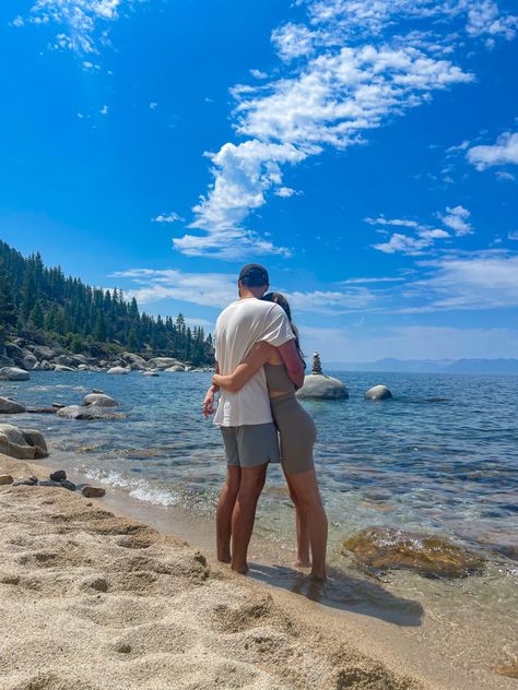 Lake Tahoe | Young love | Summer Lake Tahoe Couple Pictures, Couple Pic Ideas, Lake Couple, Lake Tahoe Summer, Lake Tahoe Winter, Regular People, Couple Pic, Summer Lake, Insta Pics