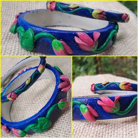 Clay lotus bangles 
https://youtube.com/@Bongcrafter6 Clay Lotus, Clay Bangles, Lotus Bangle, Fabric Bangles, Bangles Collection, Best Sandwich Recipes, Ceramic Jewellery, Indian Bangles, Handmade Clay Jewelry