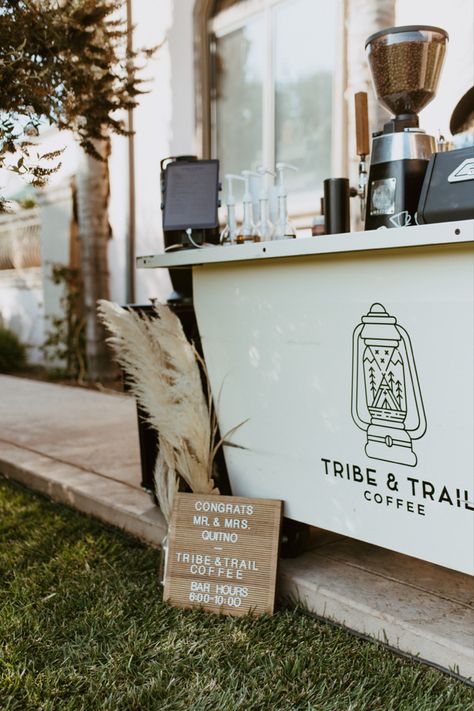 Coffee Cart Photoshoot, Coffee Shop Cart, Wedding Coffee Cart, Coffee Cart Wedding, Coffee Cart Ideas Business, Coffee Cart Ideas, Coffee Photoshoot, Coffee Booth, Coffee Catering