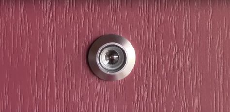 Can you leave the light on? Door Viewer, Driftwood Lamp, Home Security Tips, Home Protection, Home Safety, Budget Planning, Home Security Systems, Know Who You Are, Home Automation