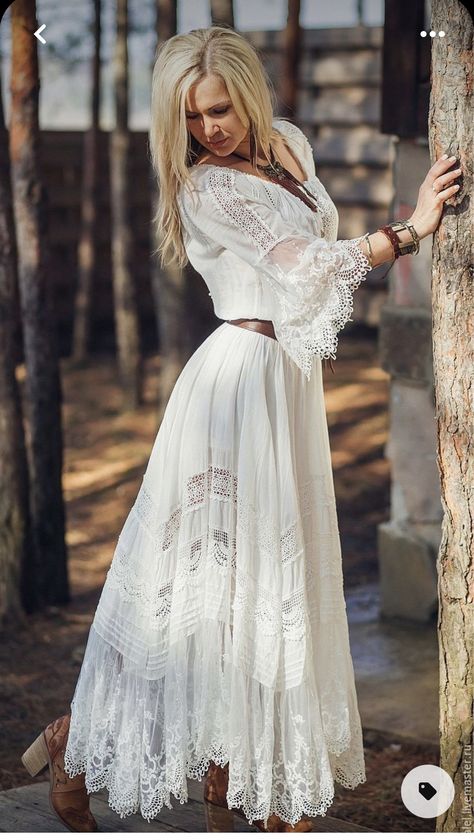 Western Dress Patterns, Western Style Wedding Dress, Country Chic Dresses, Country Western Dresses, Country Style Dresses, Country Style Wedding Dresses, Mode Country, Western Style Dresses, Western Style Wedding