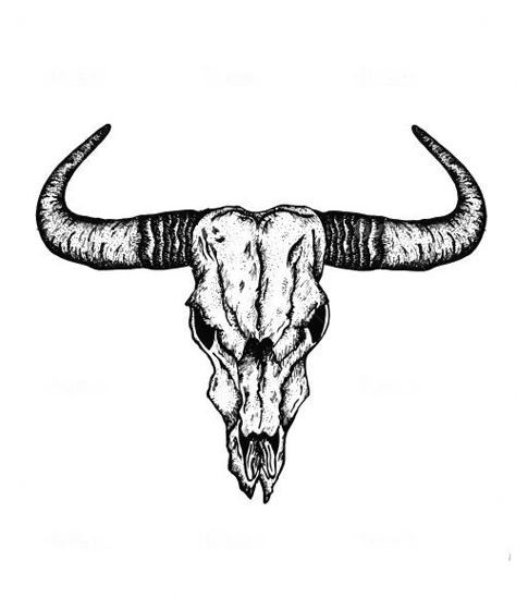 unique dot work tattoo design Bull Skull Tattoo For Men, Bull Skull Tattoo Design, Buffalo Skull Tattoo, Dot Work Tattoo Design, Bull Skull Tattoo, Back Of Leg Tattoos, Bull Skull Tattoos, Bull Tattoo, Hunting Tattoos