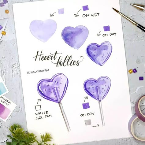 Fun Watercolor Painting Tutorials from Sisca Wungu - Beautiful Dawn Designs Watercolor Art Lessons Step By Step, Cute Watercolor Ideas, Watercolor Step By Step Tutorials, Food Watercolor Illustration, Watercolour Step By Step, Beautiful Dawn, Watercolor Food Illustration, Learn Watercolor Painting, Step By Step Watercolor