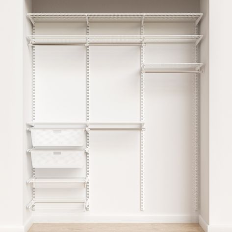 Affordable Closet Systems, Container Store Closet, Elfa Closet, Closet Redo, Elfa Shelving, Closet Solutions, Closet Rods, Reach In Closet, No Closet Solutions