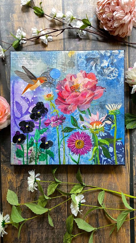 Cathy Nichols (@cathynicholsart) • Photos et vidéos Instagram Cathy Nichols, Color Exploration, What Is Your Favorite Color, Angel Wings Painting, Expressive Painting, Floral Art Paintings, Small Abstract Painting, Collage Art Projects, New Painting