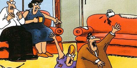 10 of the Far Side's Most Ridiculous Puns (& Why They're Actually Genius) The Far Sides, The Far Side Gallery, The Far Side Comics, Gary Larson Far Side, Gary Larson Cartoons, Far Side Cartoons, Big Joke, Far Side Comics, Gary Larson