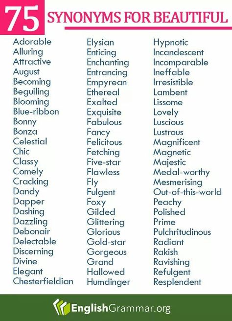 English words that mean (and are synonyms of) "beautiful". Expand your vocabulary depth by using these more expressive & specific vocabulary words, especially useful for #interpreters who interpret English along with their second language.  #vocabulary #beautiful #pretty #ASL #English #writing #stunning #gorgeous #translator #synonyms #ESL More Synonyms For Beautiful, Synonym Of Beautiful, Synonyms For Gorgeous, Synonyms Of Beautiful, Gorgeous Synonyms, Synonym For Beautiful, Words And Their Meanings Beautiful, Synonyms For Pretty, Words To Expand Your Vocabulary