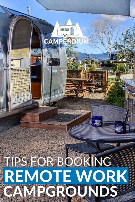 Working Remote From Rv, Rv Campgrounds, Rv Tips, Best Campgrounds, Nomad Lifestyle, Digital Nomad Lifestyle, Small Campers, Rv Living Full Time, Working Remotely