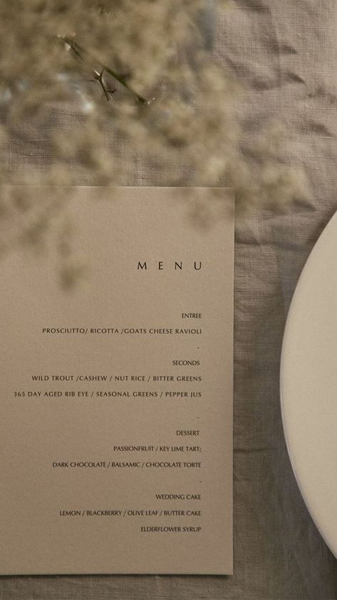 Wedding Table Menus, 2025 Wedding, Modern Couple, Minimal Wedding, Wedding Mood Board, Wedding Mood, Wedding Signage, Menu Cards, Wedding Stationary