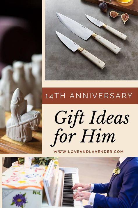 Celebrate your 14th anniversary with an incredible ivory-inspired gift for your husband! Ivory Anniversary Gift Ideas For Him, Ivory Gifts For Him, Ivory Gifts, Romantic Surprises For Him, 14th Anniversary Gifts, Im Sorry Gifts, 14th Wedding Anniversary, Anniversay Gifts, 14th Anniversary