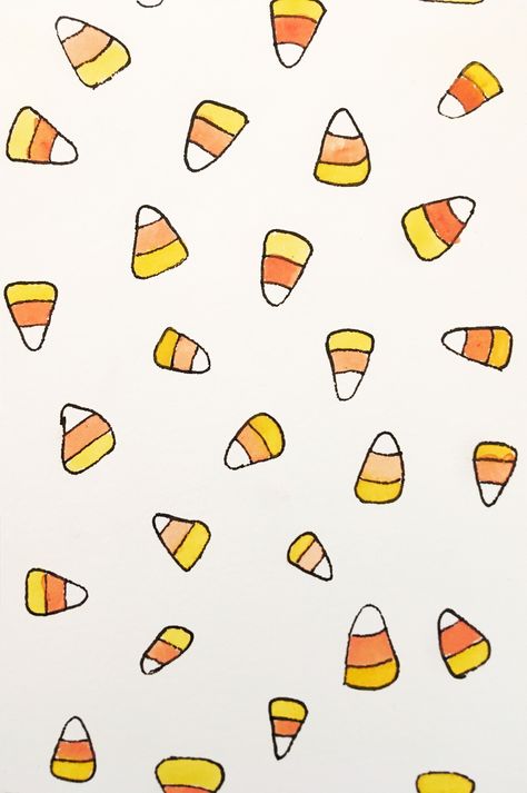 Halloween Wallpaper Candy Corn, Fall Aesthetic Wallpaper Halloween, Halloween Cute Wallpaper Aesthetic, Candy Corn Backgrounds Wallpapers, Halloween Athstetic Wallpaper, Cute Backgrounds Halloween, Candy Corn Iphone Wallpaper, Halloween Candy Background, Candy Corn Watercolor