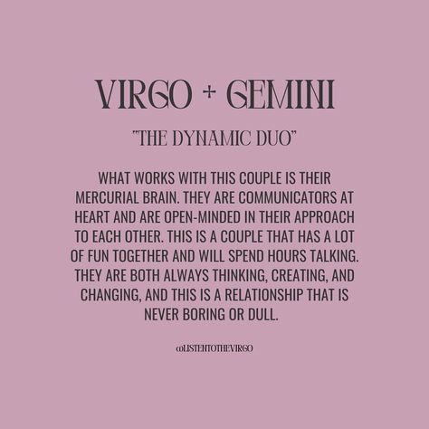 Virgo Love Compatibility + What Works 💞 #Listentothevirgo Gemini Virgo, Gemini And Virgo Relationship, Virgo Love Compatibility, Virgo Relationships, Gemini And Virgo, Love Compatibility, Virgo Season, Virgo Traits, Virgo Love