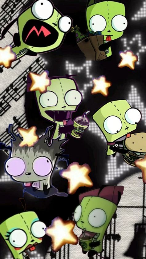 This is GIR :) Gir From Invader Zim Wallpaper, Gir Invader Zim Aesthetic, Invader Zim Aesthetic, Queer Wallpapers, Gir Invader Zim Pfp, Invader Zim Wallpapers, Cry Baby Coloring Book, Gir From Invader Zim, Bored Of Life