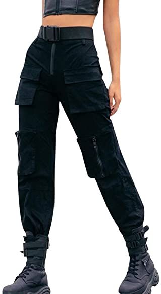 6 Pocket Cargo Pants Outfit, Pocket Cargo Pants Outfit, Gothic Sweatpants, Black Combat Trousers, 6 Pocket Cargo Pants, Maze Runner Outfits, Maze Runner Shifting, Runner Outfit, Pant Outfits For Women