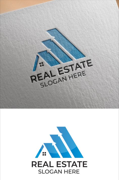 creative real estate investment logo design . Real Estate Investment Logo, Investment Logo Design, Investment Logo, River Logo, Creative Real Estate, Real Estate Slogans, Graphic Design Portfolio Cover, Buy Real Estate, Modern Real Estate