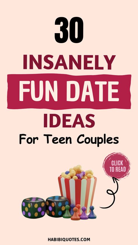 Are you looking for inexpensive and cute date ideas for teens? Want to have fun with your teen girlfriend? Check out these most fun date ideas for teenage couples. Here are 30 insanely fun date ideas for teen couples. Budget-friendly date ideas for teenagers, plus teen date night ideas. Hangout Ideas With Girlfriend, Fun Dating Ideas, Fun Easy Date Ideas, Fun Unique Date Ideas, New Date Ideas, Prom Day Date Ideas, Things To Try With Your Boyfriend, Date Ideas For New Couples For Teens, Teenager Date Ideas