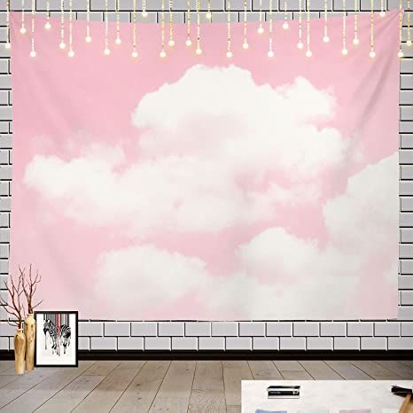 Amazon.com: Batmerry Sky Pink Pastel Tapestry, Blurred Sky Soft Pink Cloud Love Picnic Mat Hippie Trippy Tapestry Wall Art Meditation Decor for Bedroom Living Room Dorm, 59.1 x 82.7 Inches : Home & Kitchen Pastel Tapestry, Meditation Bedroom, Trippy Tapestry, Hippie Trippy, Art Meditation, Meditation Decor, Sky Pink, Living Room Dorm, Pink Cloud