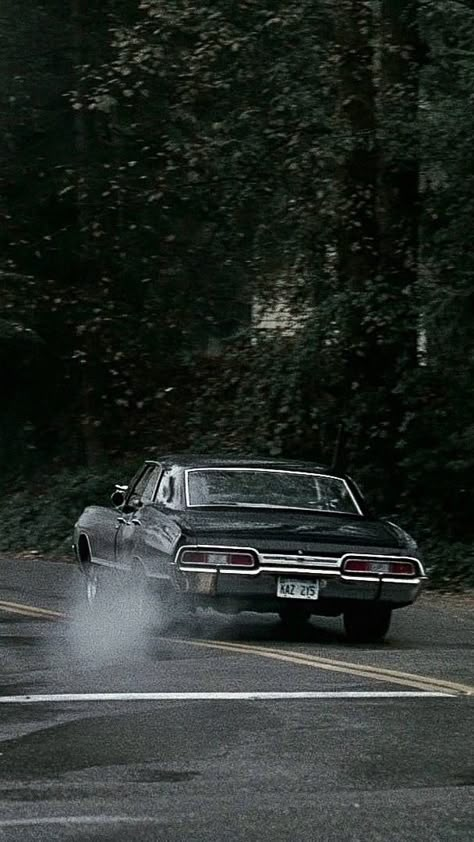 Supernatural Car Wallpaper, 1967 Chevy Impala Aesthetic, 1967 Chevy Impala Wallpaper, Impala 1967 Wallpaper, Supernatural Impala Wallpaper, Impala 67 Wallpaper, Chevrolet Impala 1967 Supernatural, Chevy Impala 1967, Baby Supernatural