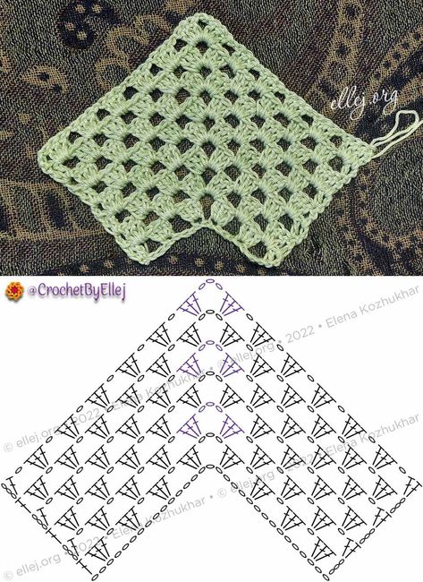 Pound Of Love Crochet Patterns, Free Crochet Top Patterns, Col Crochet, Crochet Stitches Chart, Crochet Charts, Gilet Crochet, Crochet Motif Patterns, Crochet Tops Free Patterns, Crochet Fabric