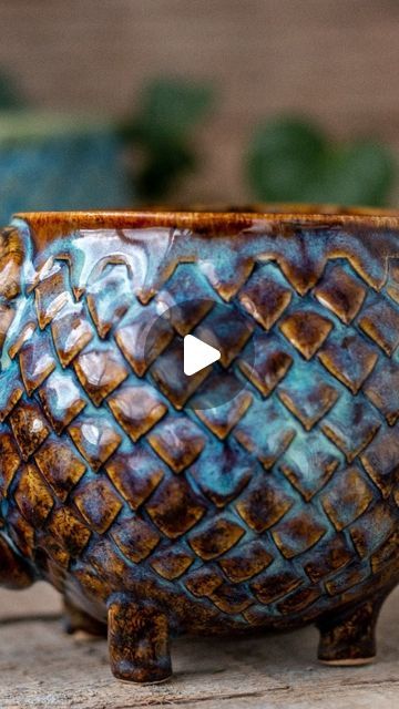 Make A Dragon, Dragon Scales, Dollhouse Ideas, Dragon Scale, Pottery Sculpture, February 15, Pottery Ideas, Ceramic Pottery, Scales