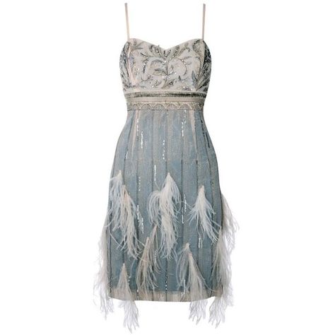 John Biccard ❤ liked on Polyvore featuring dresses, art deco dress, flapper dress, gatsby dress, anniversary dresses and flapper style dress Feather Party Dress, Feather Party, Party Dress Night, Anniversary Dress, Flapper Style Dresses, Art Deco Dress, Christmas Party Dress, Feather Dress, Fashion Attire