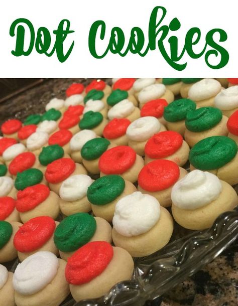 Ricci Ellis: Dot Cookies {Foodie Friday} - Arkansas Women Bloggers — Arkansas Women Bloggers Cookie Perfection, Dot Cookies, Yummy Brownies, Celebration Cookies, Sandwich Vegetarian, Turkey Dressing, Cookie Recipes Decorating, Christmas Eats, Holiday Appetizers Easy