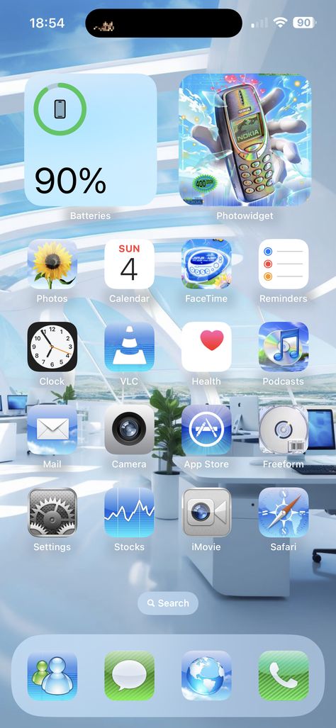 Futuristic Homescreen, Blue Futuristic, Technology Future, Frutiger Aero, Aesthetic Clean, Homescreen Iphone, Photo Calendar, Futuristic Technology, Home Screen